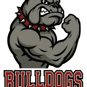 Bulldog Flexing Mascot #9644 | Free PNG Download