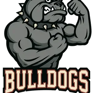 Bulldog Mascot Flexing #5457 | Free PNG Download
