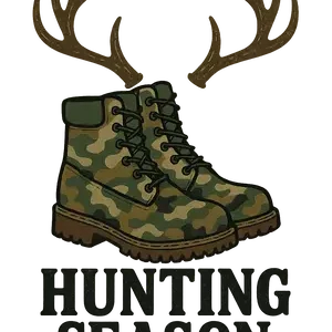Camo Boots And Antlers #8485 | Free PNG Download