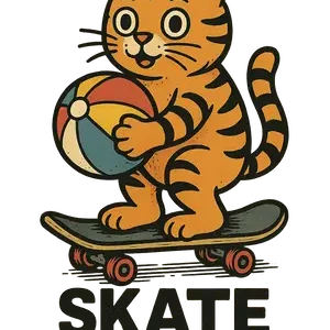 cat-skateboarding-fun Cat Skateboarding Fun #7347 | Free PNG Download