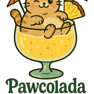 chubby-cat-pawcolada Chubby Cat Pawcolada #3654 | Free PNG Download