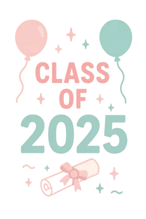 Class Of 2025 Celebration #1078 | Free PNG Download