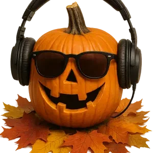 Cool Pumpkin Vibes #8032 | Free PNG Download