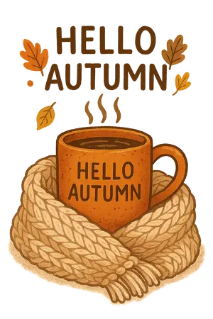 Cozy Autumn Mug #3984 | Free PNG Download