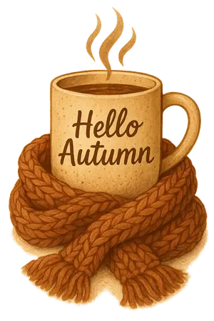 Cozy Autumn Mug #4308 | Free PNG Download