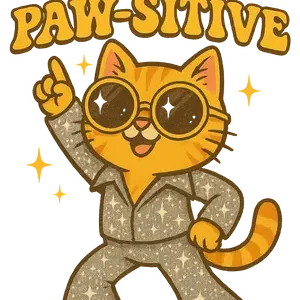 disco-cat-vibes Disco Cat Vibes #1864 | Free PNG Download