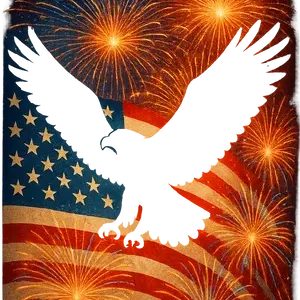 Eagle And Fireworks #4373 | Free PNG Download