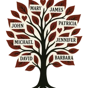 Family Tree Of Hearts #9089 | Free PNG Download