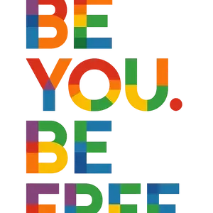 Geometric Rainbow Text #7931 | Free PNG Download