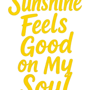 Glowing Sunshine Typography #3399 | Free PNG Download