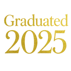 Golden Graduation Elegance #6606 | Free PNG Download