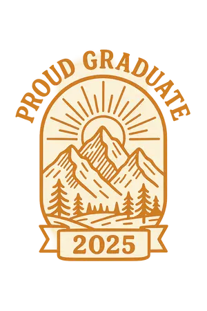 Graduate Sunrise 2025 #4074 | Free PNG Download