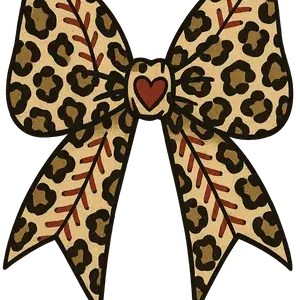 Leopard Bow Design #8369 | Free PNG Download
