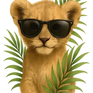 Lion Cub Coolness #7526 | Free PNG Download