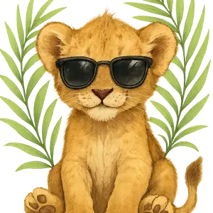 Lion Cub Coolness #2015 | Free PNG Download