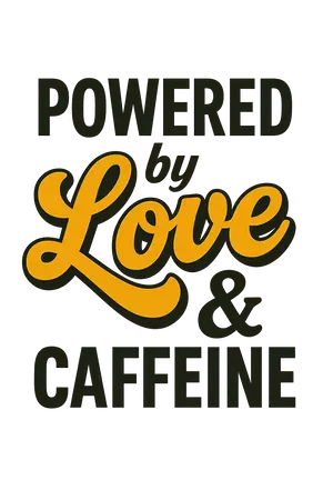 Love & Caffeine #3643 | Free PNG Download