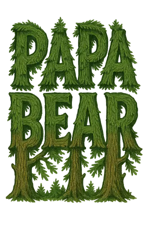 Papa Bear Letters #4120 | Free PNG Download