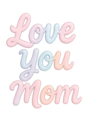 Pastel Bubble Love #8287 | Free PNG Download