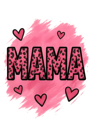 Pink Leopard Letters #7649 | Free PNG Download