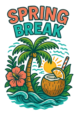 Playful Tropical Shirt #2796 | Free PNG Download