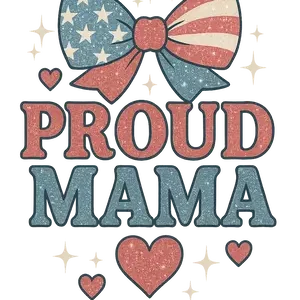 Proud Mama 4th Of July Retro Coquette Dtf Png1 #8258 | Free PNG Download