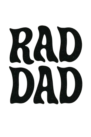 Rad Dad Typography #9720 | Free PNG Download
