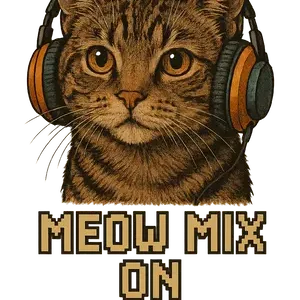 retro-cat-vibes Retro Cat Vibes #8444 | Free PNG Download