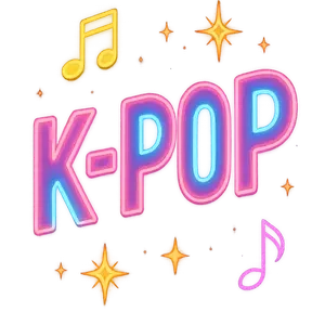 Retro Neon Kpop #5144 | Free PNG Download