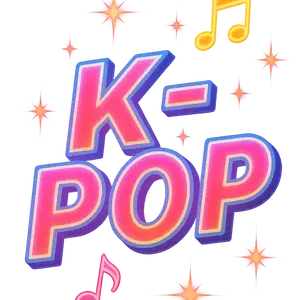 Retro Neon Kpop #9782 | Free PNG Download