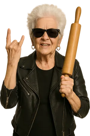 Rockstar Grandma #4314 | Free PNG Download