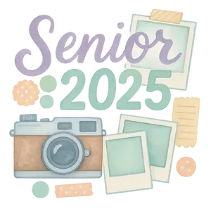 Senior 2025 Scrapbook #6900 | Free PNG Download