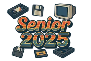 Senior Retro #5673 | Free PNG Download