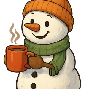 Snowman With Cocoa #6447 | Free PNG Download