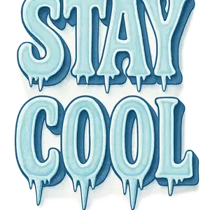 Stay Cool Typography #1440 | Free PNG Download