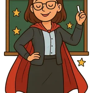 Superhero Teacher Chalkboard #1415 | Free PNG Download
