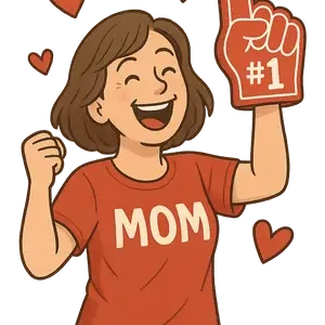 Supportive Mom Spirit #9931 | Free PNG Download