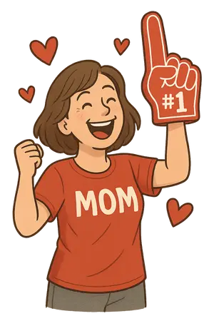 Supportive Mom Spirit #9931 | Free PNG Download