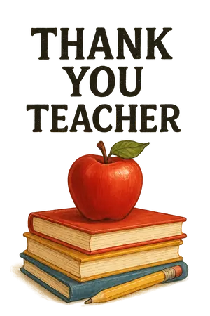 Teacher Appreciation Essentials #1146 | Free PNG Download