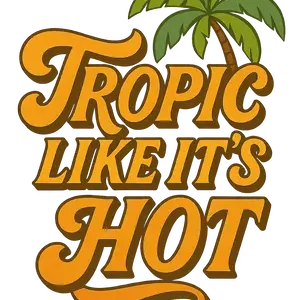 tropic-retro-lettering Tropic Retro Lettering #6118 | Free PNG Download