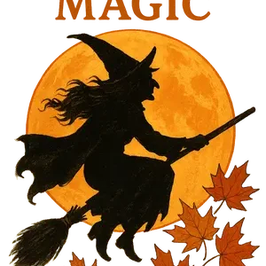 Witch Under October Moon #3160 | Free PNG Download